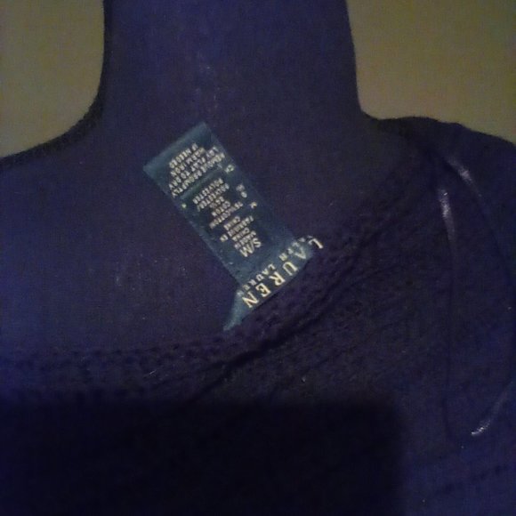 Ralph Lauren Poncho Black Medium - Picture 3 of 4